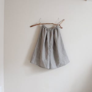 custom linen soft pleats wide leg gaucho pants