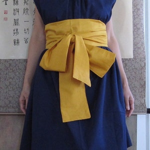cotton Obi sash made to order
