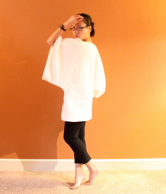 Slip On Wide Sleeves Kimono