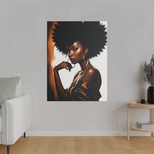 Stunning Digital Female Art Canvas Wall Decor - Matte Canvas, Stretched, 0.75&quot;
