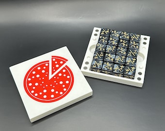 TMNT Pizza Dice Holder - Magic The Gathering Dice Box - Teenage Mutant Ninja Turtles Crossover