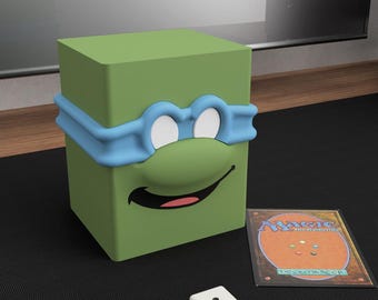 TMNT Deck Box for Magic: The Gathering - Sideboard Divider - MTG Card Storage