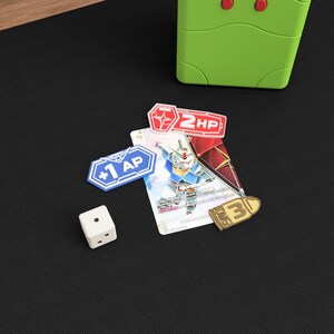 Gundam Inspired TCG Token Set & Deck Box – 3D Printed Anime Card Gaming Accessories image 5