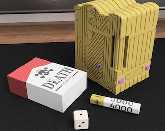 Sanji Inspired Lighter Dice, Case & Deck Box – 3D Printed Anime Gaming Set