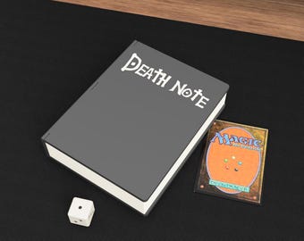 Death Note Inspired Deck Box – 3D Printed TCG Card Storage | Standard or Commander Size Options