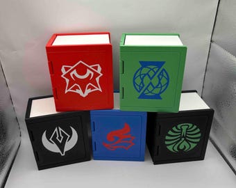 Strixhaven Spellbook Deck Box – 5 College Logos, MTG Commander Storage