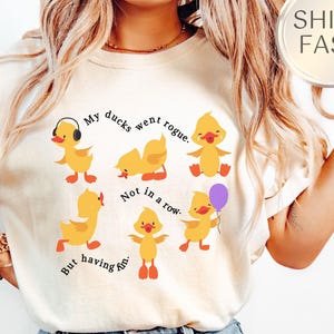 Comfort Colors Funny Duck Shirt: Sarcastic Goose Graphic Tee