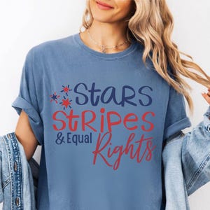 Comfort Colors Political Protest Shirt: 4th of July Patriotic Tee