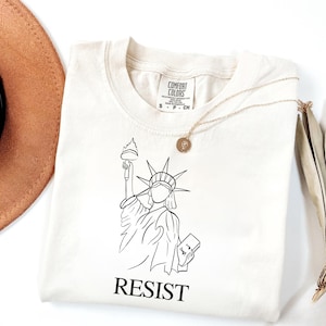 Freiheitsstatue T-Shirt, mit Freiheit und Gerechtigkeit für alle Hemd, 4. Juli T-Shirt, Unabhängigkeitstag Freiheit USA Amerika Hemd