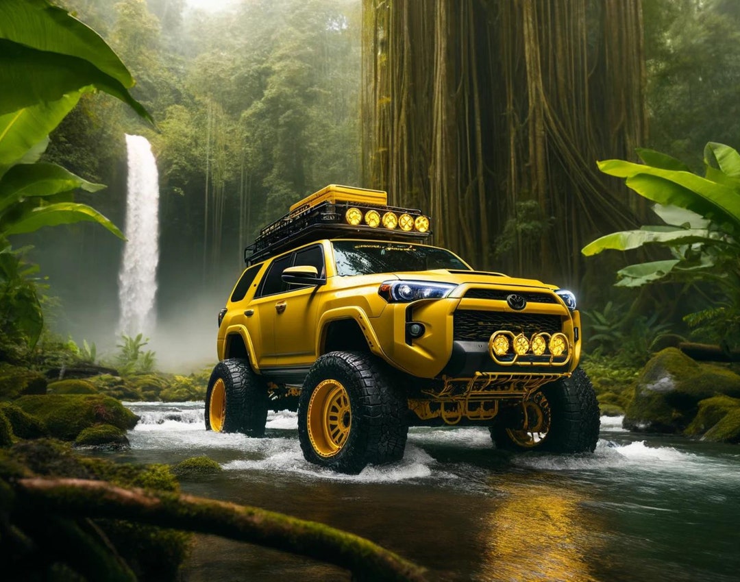 Toyota 4runner Deep in the Jungle Yellow - Etsy