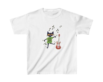 Pete the Cat Cool Cat Baby Tee | Y2K Baby Tee, 90s Baby Tee, Graphic Shirt Crop, Coquette, Vintage Design