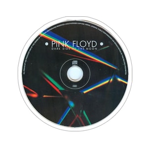 ピンク・フロイド Dark Side of the Moon CD ビニールステッカー | ピンク・フロイド バンドステッカー