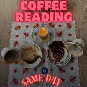 Lettura del caffè turco, cartomanzia, lettura della tazza di caffè