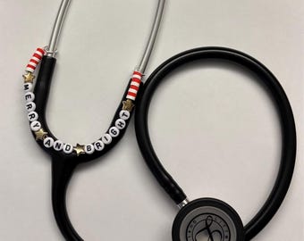 Beaded Stethoscope Charm