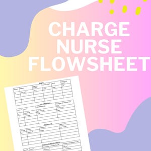 Charge Nurse Flowsheet