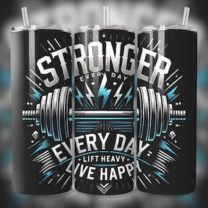 Inspirational Gym Tumbler Wrap 20oz Workout Motivation Tumbler Design Exercise Tumbler Sublimation for Fitness Enthusiasts | PNG Download