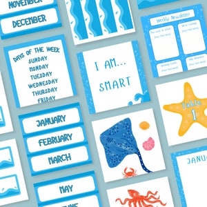 Ocean Themed Starter Bundle for Classroom