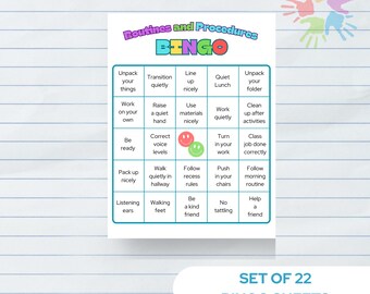 Bingo | Classroom Rules