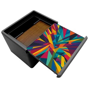 Caja de baraja Pokémon inspirada en Dragapult n.° 165: caja de 60 cartas de TCG Pokémon con espacio para guardar dados y fichas. Un regalo ideal para él, su hijo o su hija.