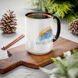 Tardigrade Coffee Mug: Colorful Biology Gift, Science Lover Tea Cup