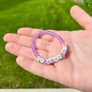 Buchstaben Perlen Armband | Benutzerdefinierte Wort Armband | Inspirierendes Armband