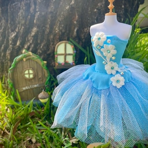 Skye Fairy 1:6 Mini Ballet Tutu Replica - Handmade Fairy Ballerina Decor