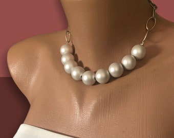 All Luxurious, All Timeless + 30%SALE Mothers Gift Soft  Pearl Choker