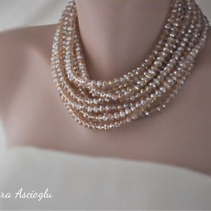 Crystal Bridal Bib Necklace