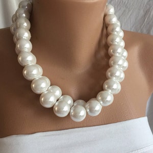 Bridal Jewelry, Wedding Pearl Necklace,