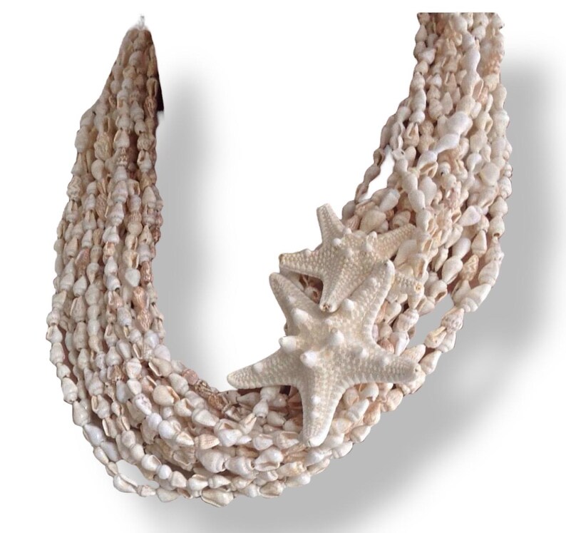Seashell Jewelry, Handmade Beige Weddings Elegant Necklace - Etsy