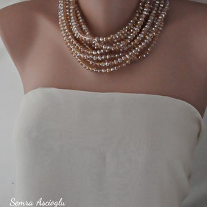 Crystal Bridal Bib Necklace