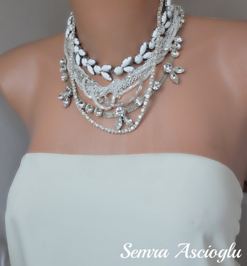 wedding day necklace brides