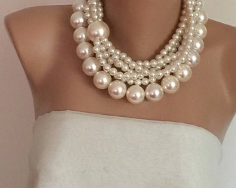 All Luxurious, All Timeless + 30%SALE Multi Strand Pearl Choker