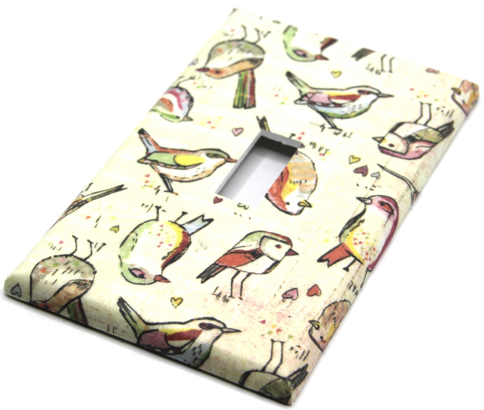 Light Switch Cover Switchplate Rustic Birds Etsy