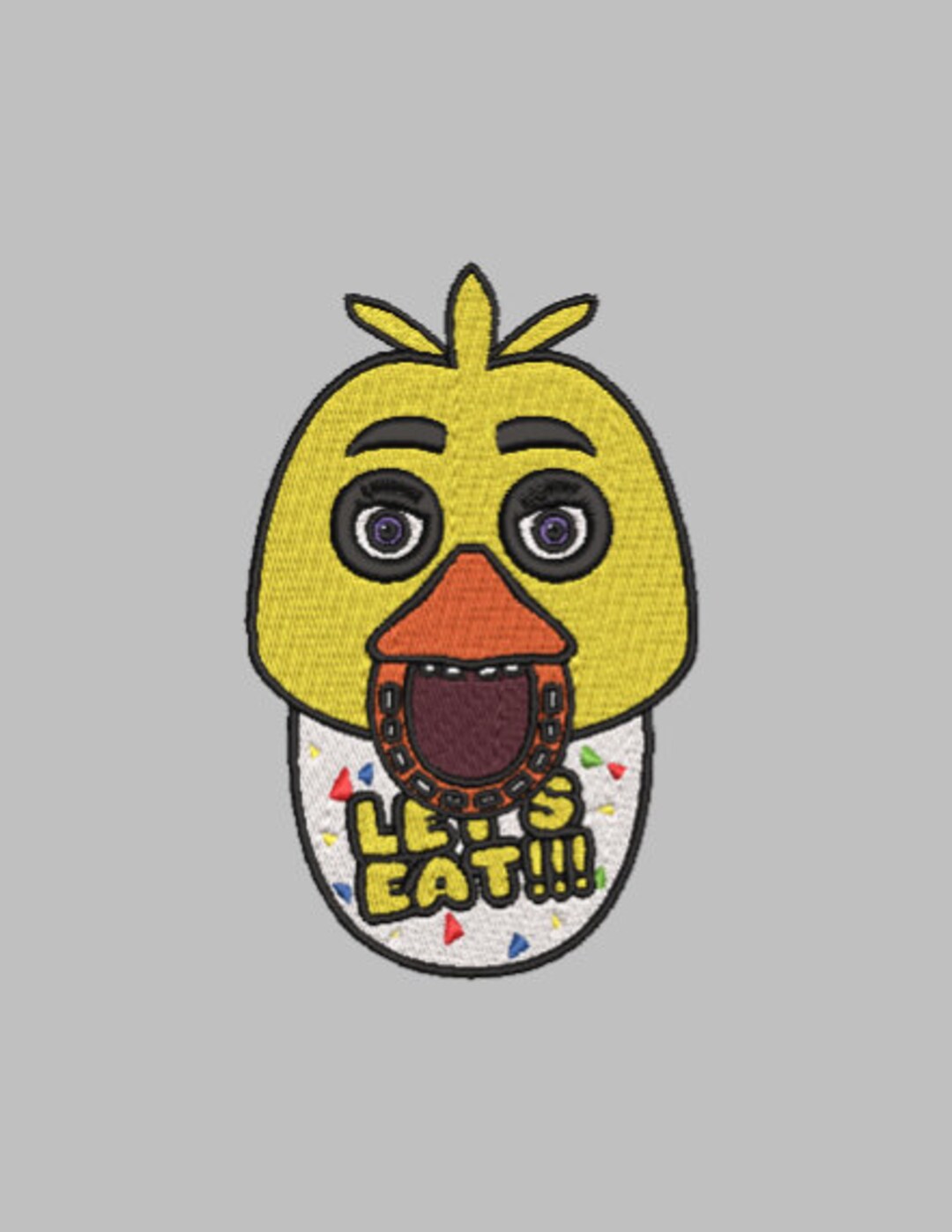 FNAF Five Nights at Freddy's Chica Digital Embroidery File - Etsy