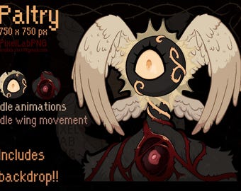 Miserable - PNGTuber dibujado a mano / PNGTuber Plus / Horror / Ángel / Transmisión