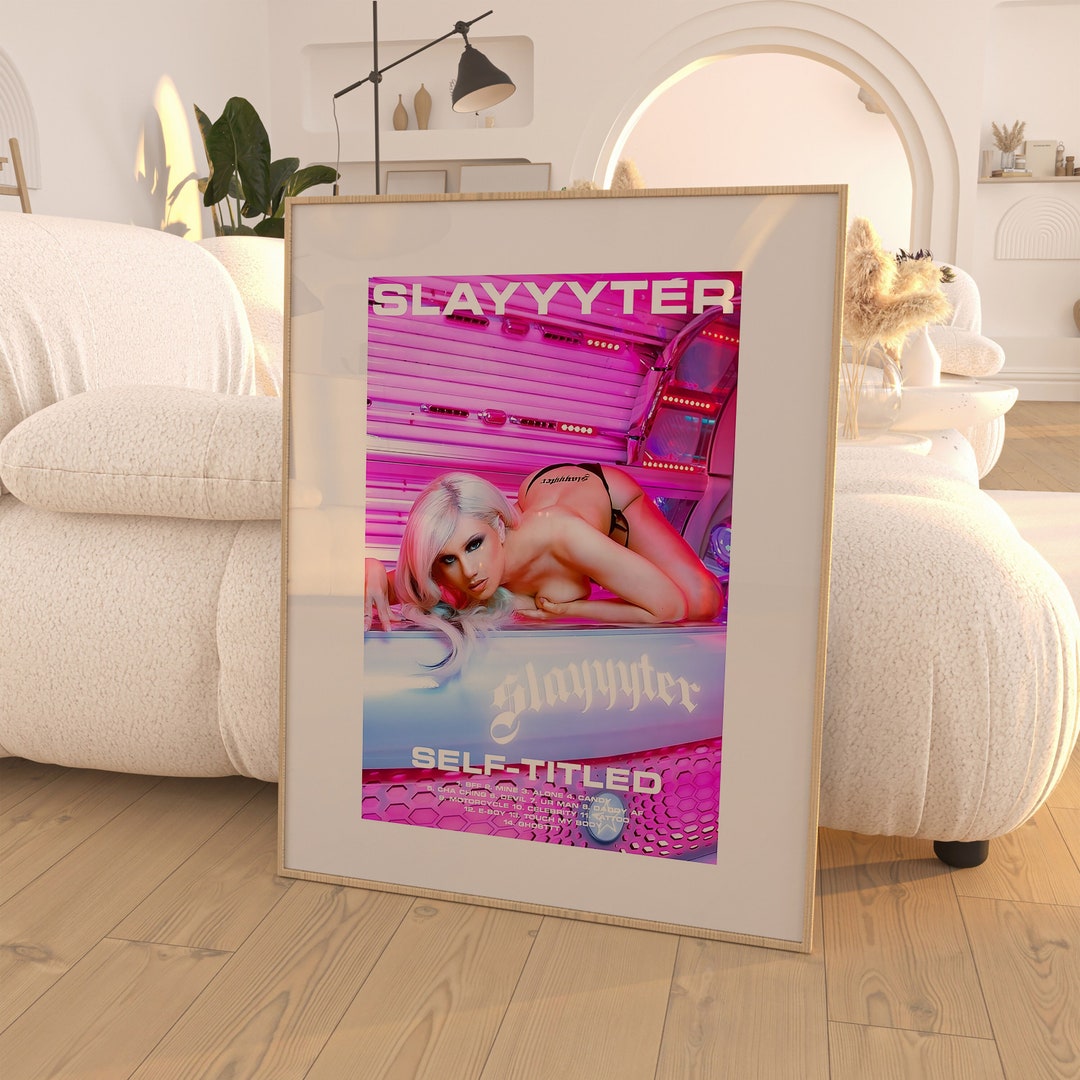 Slayyyter Self-titled Album Cover Poster Wall Art Home Decor - Etsy