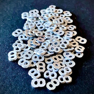 Pack of 10, 50, 100 | 1/2" Lead Letters & Numbers for X-Ray Markers – Flat Face Metal | A-Z and 0-9 | Unmounted Radiography Letters