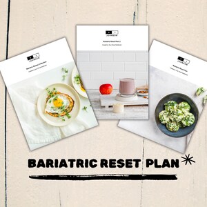 Bariatric Meal Plan: 14-Day Pouch Reset, High Protein, Low Calorie Program to Get Back on Track with Weight Loss (Digital Download)