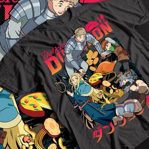 Laios Touden Dungeon Meshi T-Shirt delicious Anime Vintage Special shirt