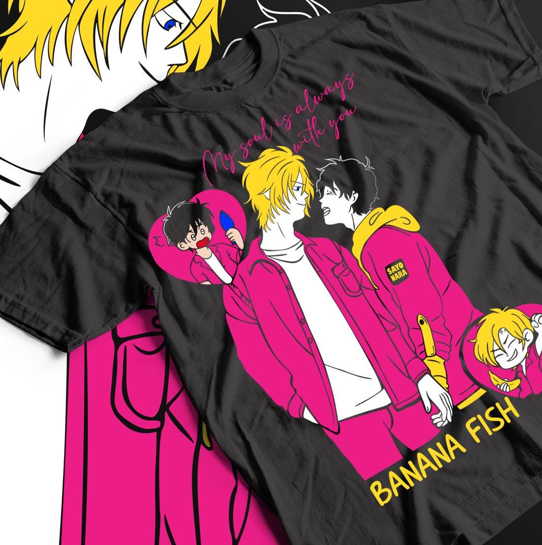Jacket Ash Lynx Hoodie Banana Fish Ash Lynx Manga Pullover Hoodie