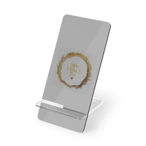 Father&#39;s Day Phone Stand, Hardboard Smartphone Dock, Desk Organizer