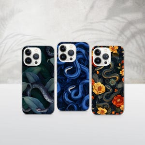 Snake Phone Case Reptile 2025 Cover for iPhone 16, 16Pro, 15, 14, 13, 12, 11, Samsung S25, S24, S23, S22, A16, A56, A15, Pixel 9, 8A