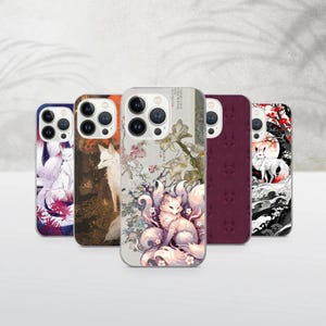 iPhone16』紫色ソフトケース（狐デザイン） Iphone16 紫 iPhone16用