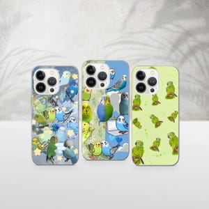 Parrot Phone Case Tropical Cockatoo Cover for iPhone 16, 16Pro, 15, 14, 13, 12, 11, Samsung S25, S24, S23, S22, A16, A56, A15, Pixel 9, 8A