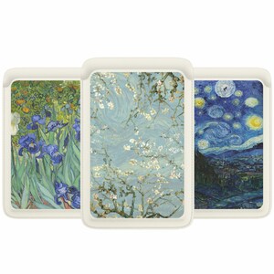 Portafoglio Magsafe Van Gogh Painting, porta carte magnetico in pelle per iPhone 15, iPhone 14, iPhone 13 SE Pro Max Plus