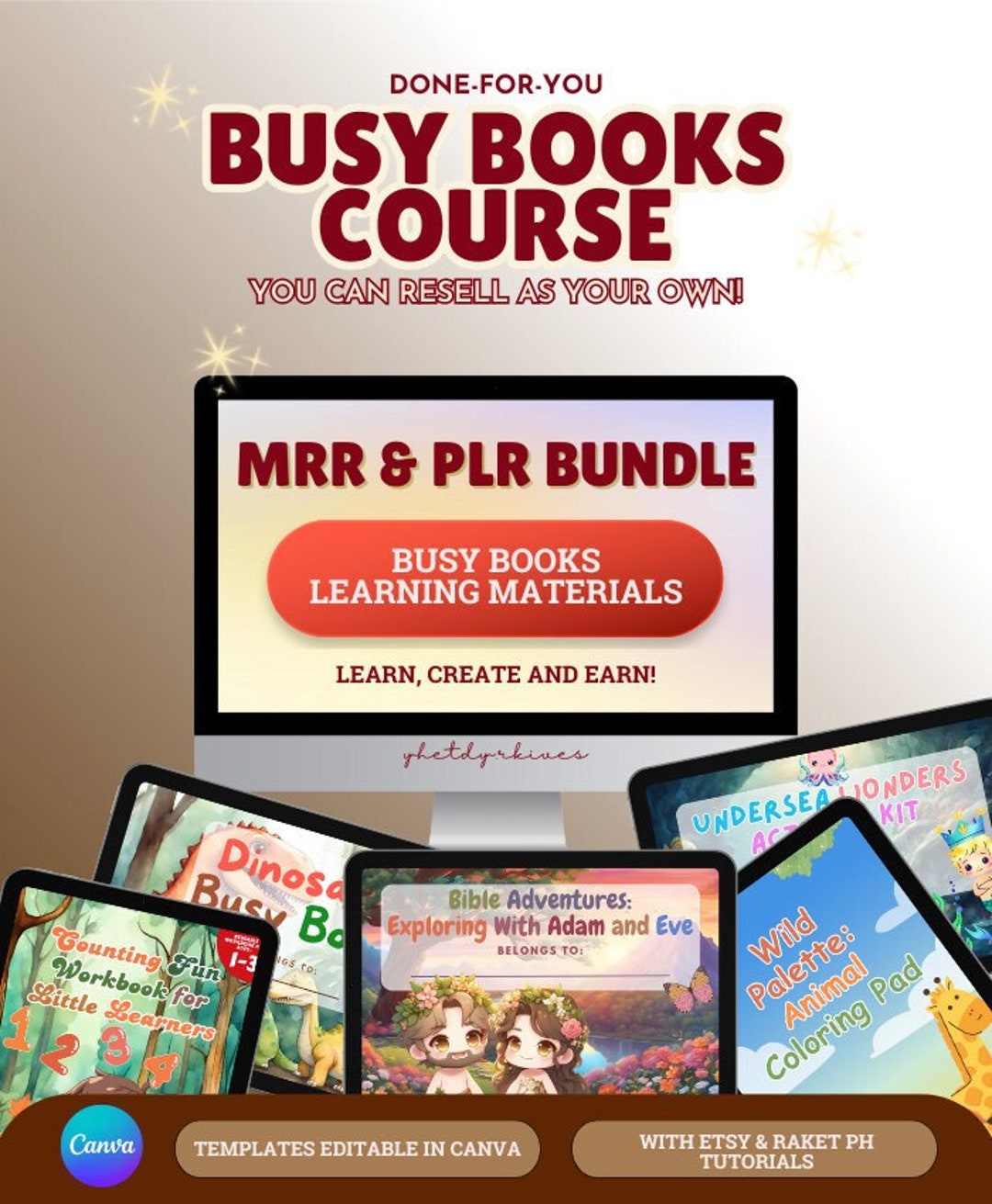 Busy Books Course | With Resell Rights - Etsy