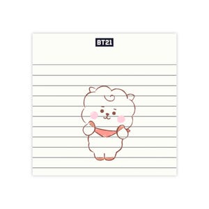 Post-it RJ, regalo K-Pop creato dai fan per UNISTARS, simpatici blocchi di post-it, cancelleria ispirata a BT21, blocco note in alpaca, articoli per ufficio K-Pop