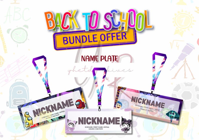 BACK TO SCHOOL - All-in-one Bundle (digital Products) - With Resell ...