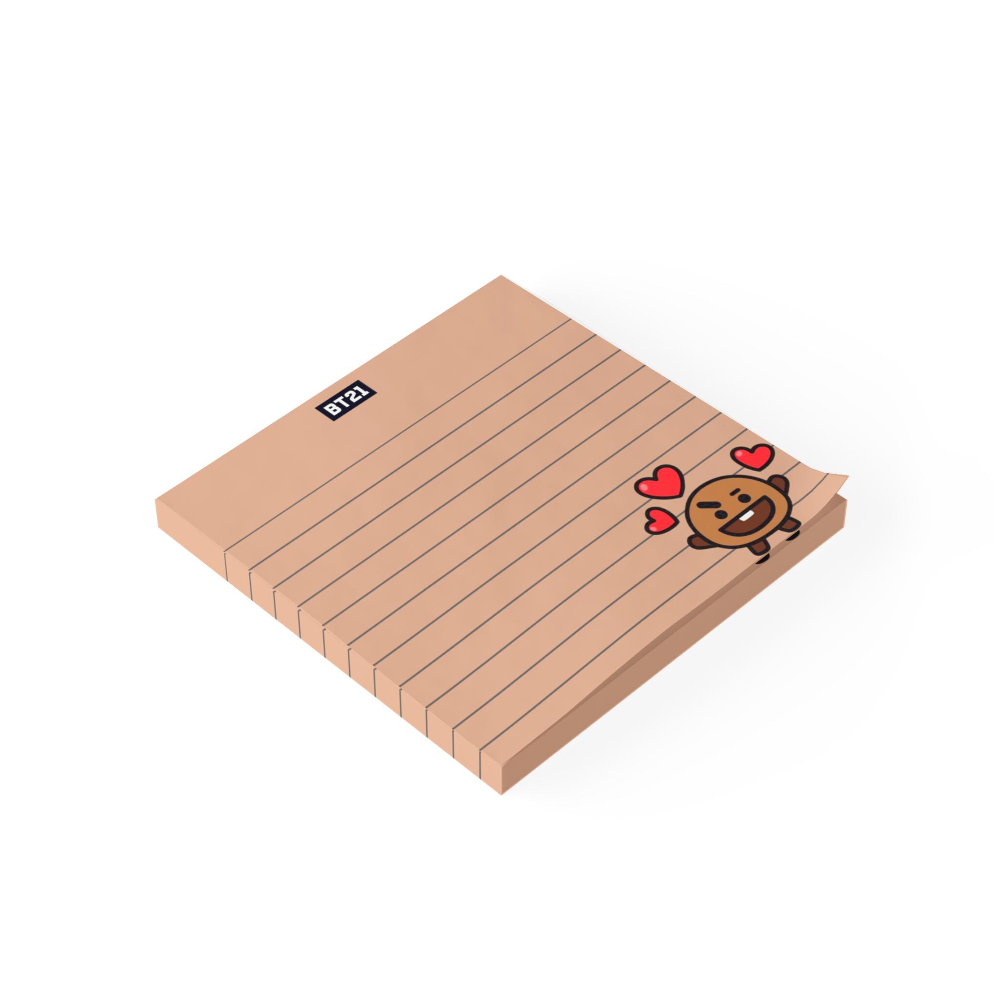Shooky Note Shooky Sticky Notes: BT21 K-pop Fan-made Memo Pad, Post-it Pads - Etsy UK